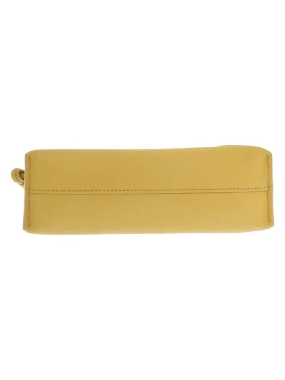 Loewe Flamenco Clutch Mini 2-Way Shoulder Bag Nappacalfskin Yellow Silver